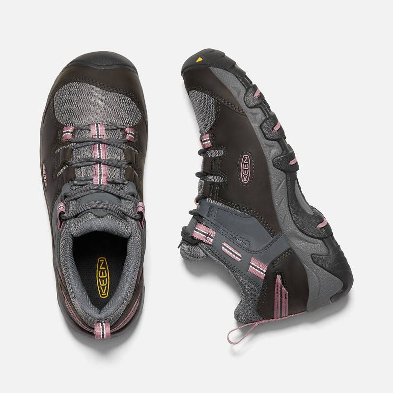 Keen Steens Vent Wanderschuhe Damen DE-45126 Magnet/Nostalgia Rose - Keen Damenschuhe Schwarz